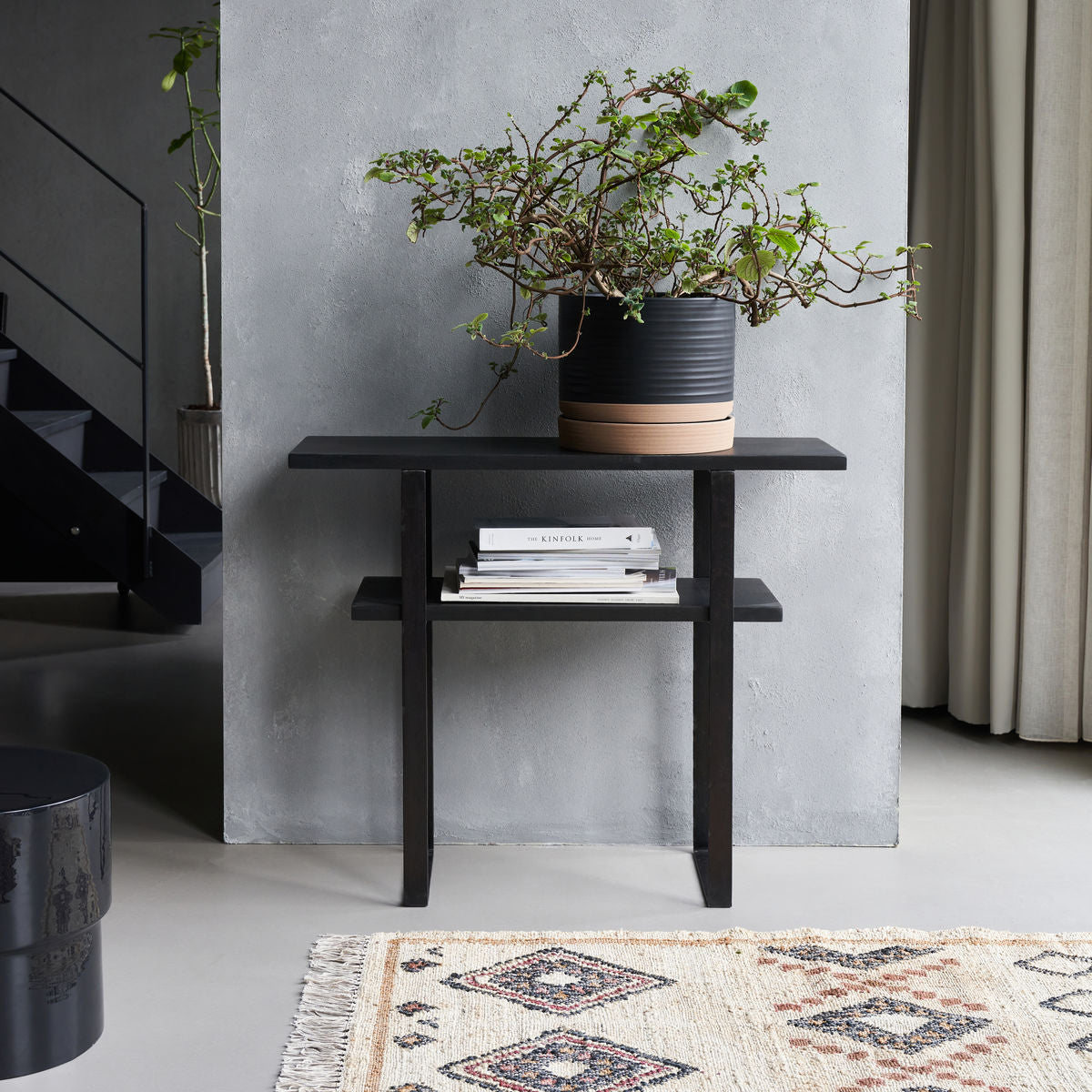 House Doctor wandtafel Woda Zwart