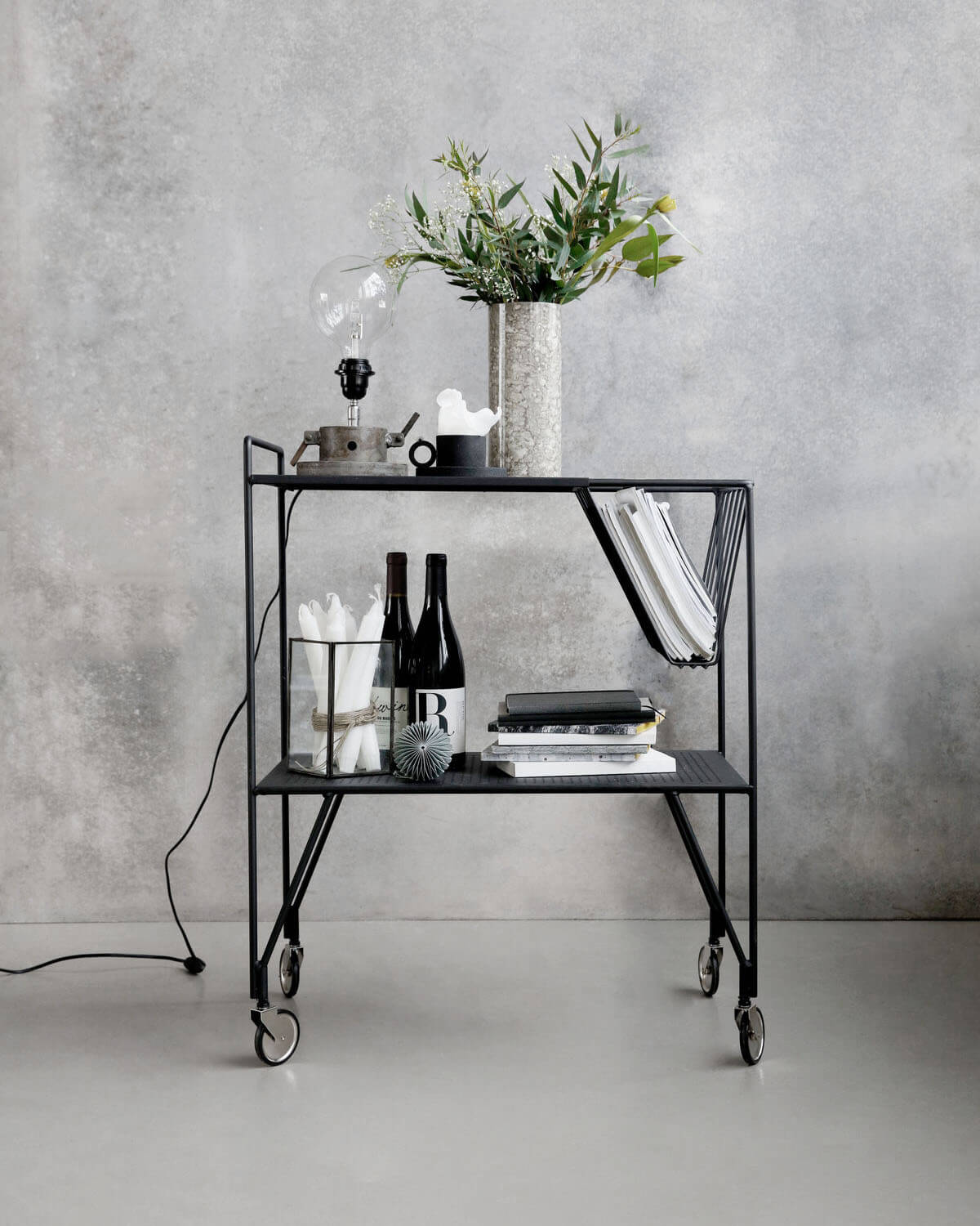 House Doctor stalen trolley Use 65 cm