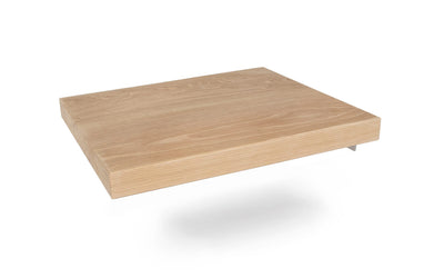 Zwevend eiken bedplank