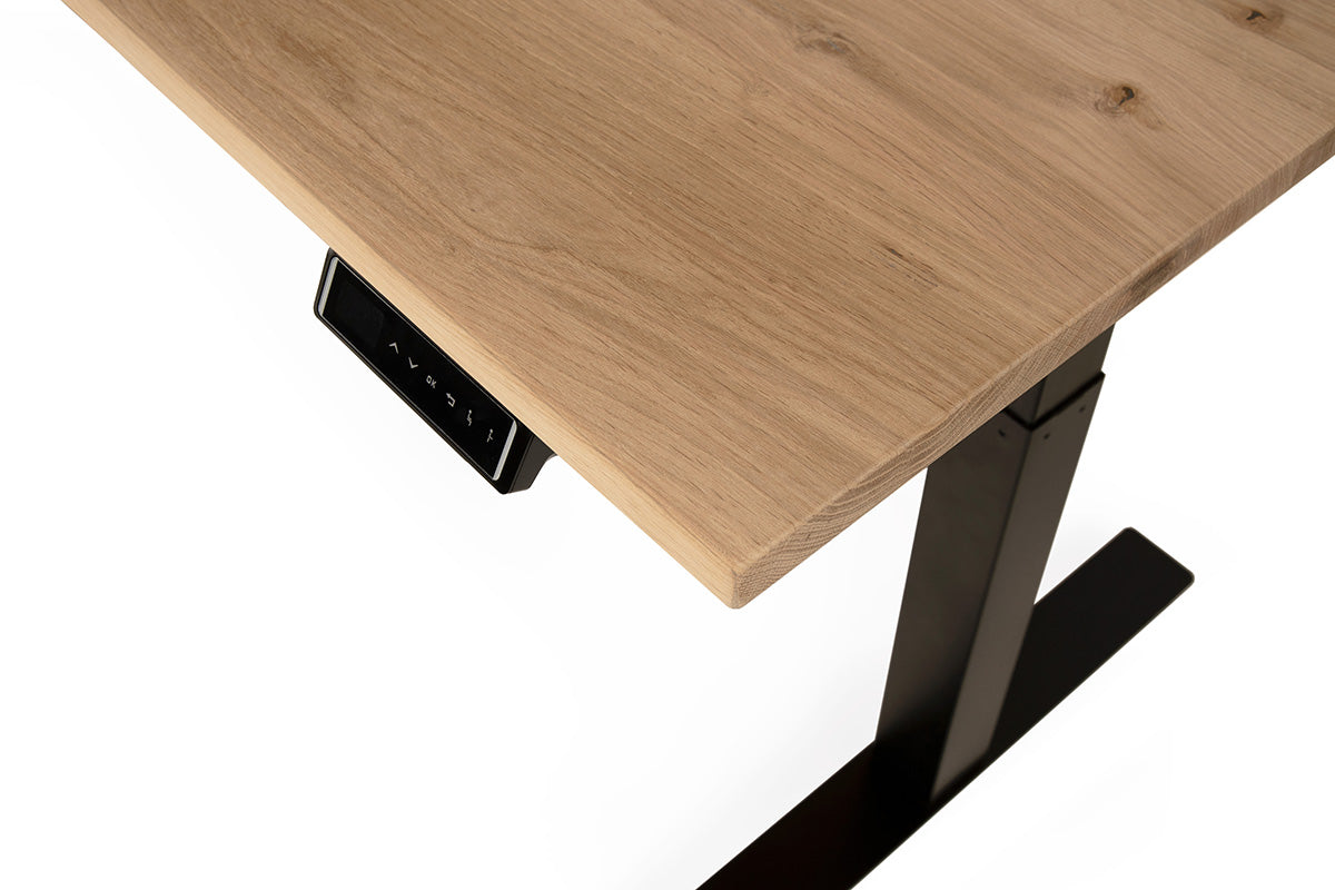 Zit sta bureau Vloon eiken blad 160x80 cm