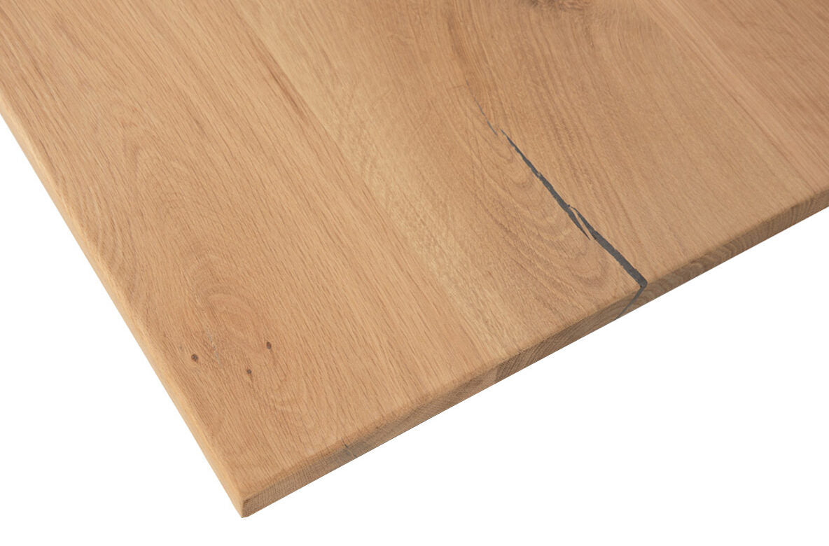 Zit sta bureau Vloon eiken blad 180x80 cm