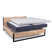 Gestoffeerd matras met topper 180x200 cm