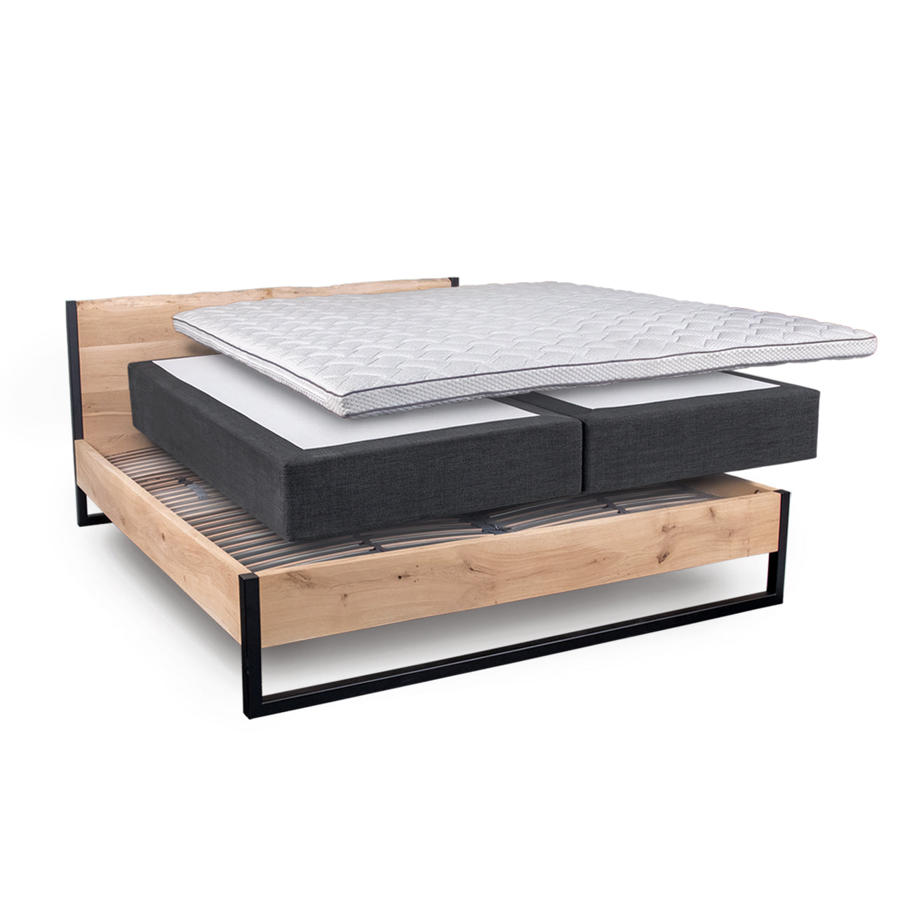 Gestoffeerd matras met topper V320 CAPE