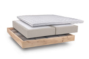 Gestoffeerd matras met topper V320 Teddy