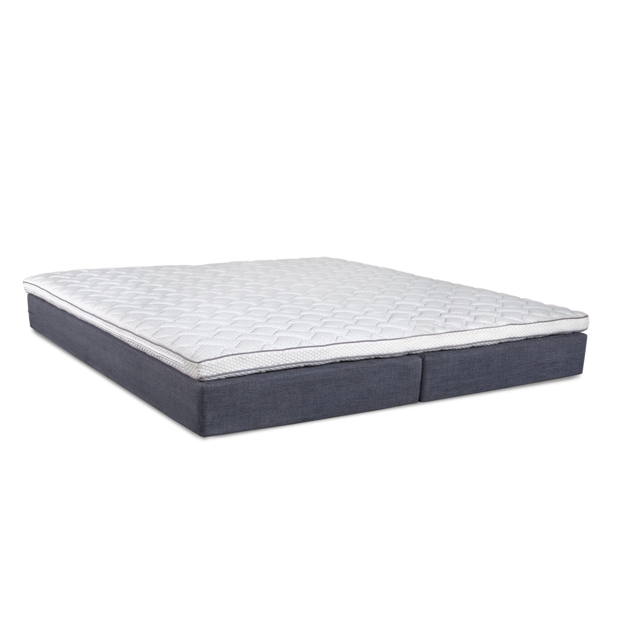 Gestoffeerd matras met topper 180x200 cm