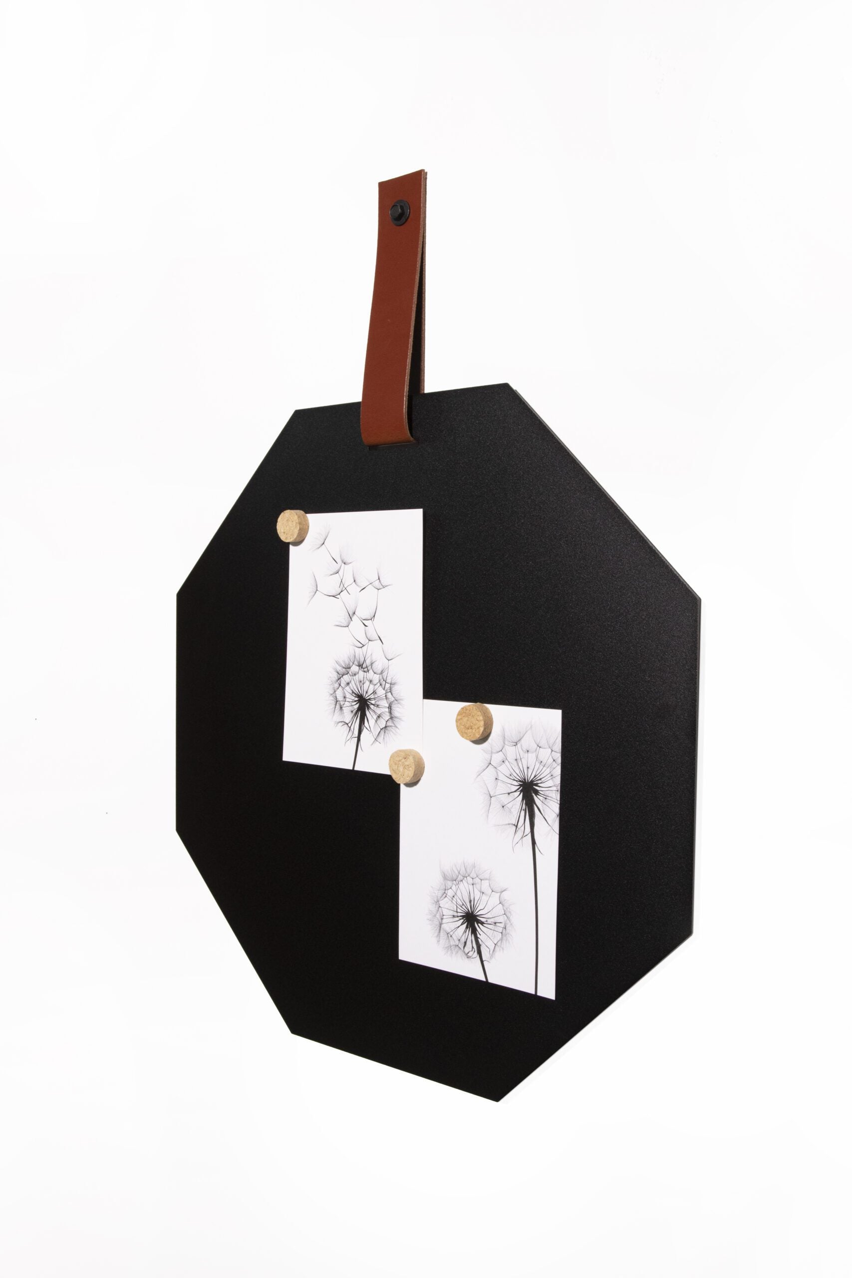 Magneetbord Aimant hexagon - Cognac band