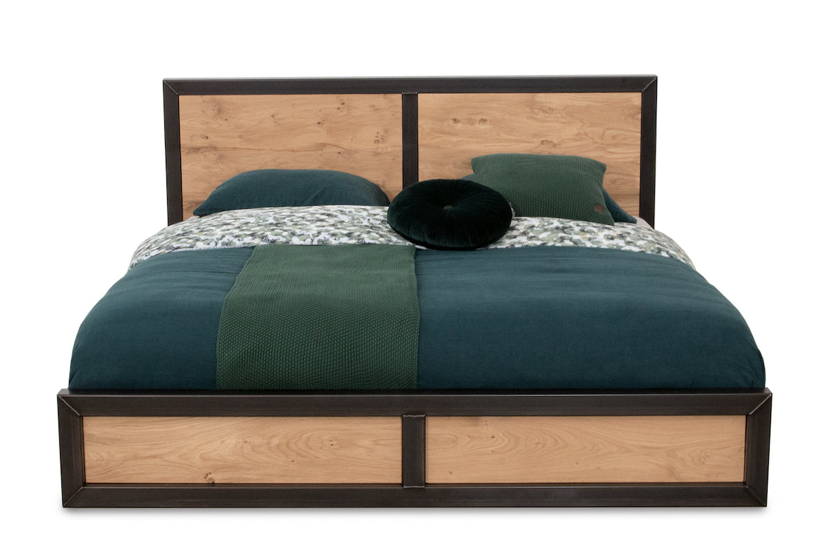 Bedframe Oak Steel