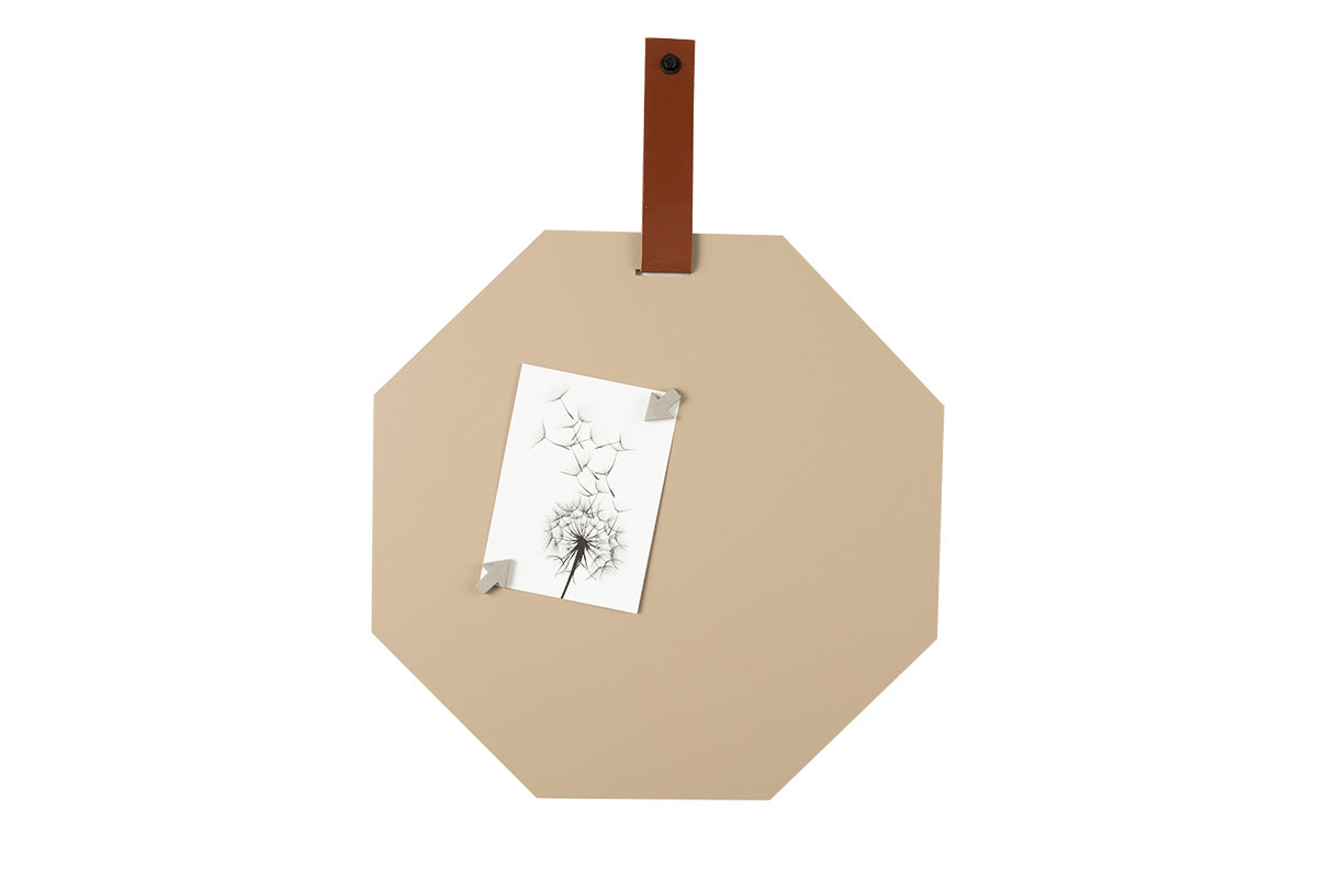 Magneetbord Aimant hexagon 3 - Cognac band