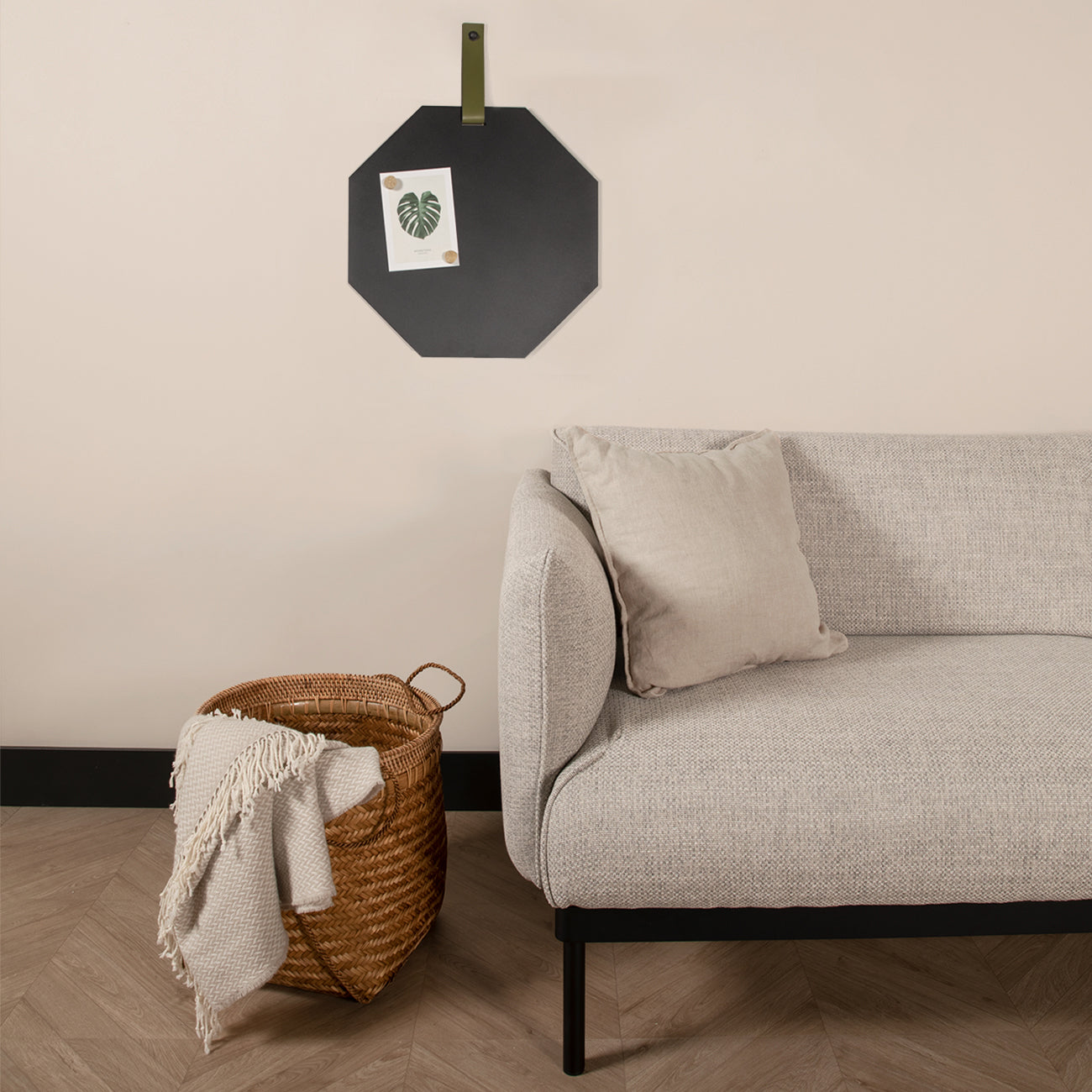 Magneetbord Aimant hexagon - Groene band