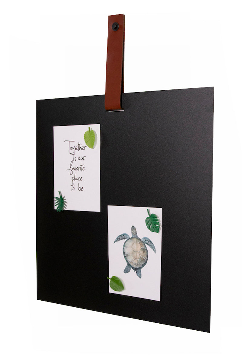 Magneetbord Aimant vierkant - Cognac band