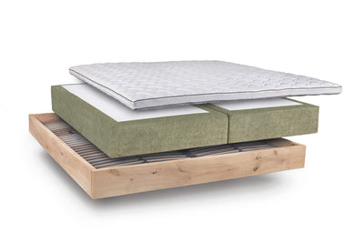 Gestoffeerd matras met topper V320 Mito