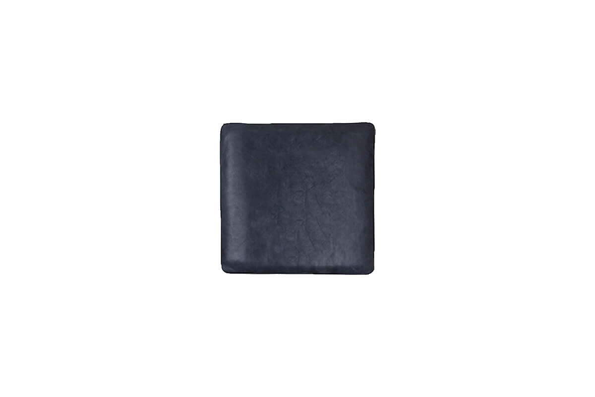 Leren Kussen Donkerblauw