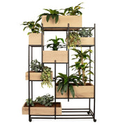 Roomdivider 150 cm met kunstplanten pakket A