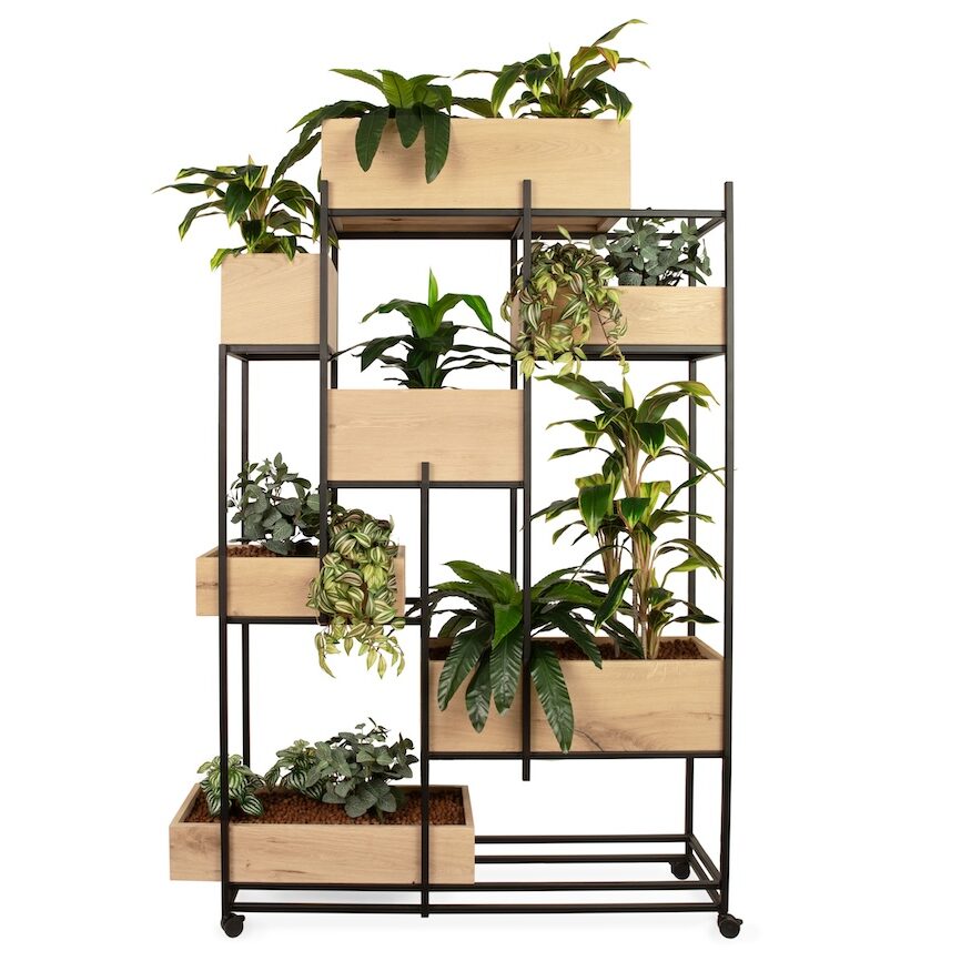 Roomdivider 150 cm met kunstplanten pakket A
