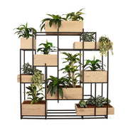 Roomdivider 200 cm met kunstplanten pakket A