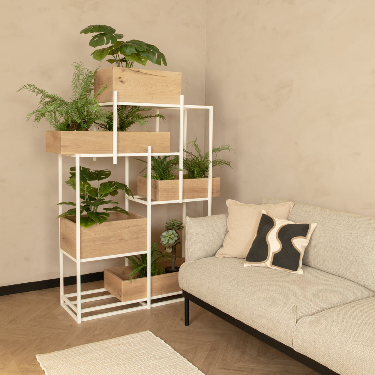 Roomdivider woonkamer