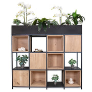 Vakkenkast met plantenbak
