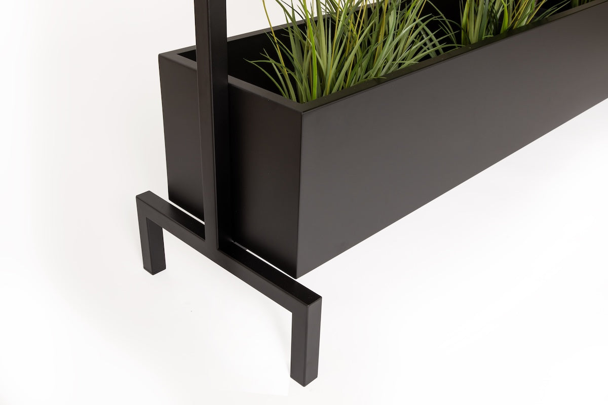 Stalen plantenbakken roomdivider