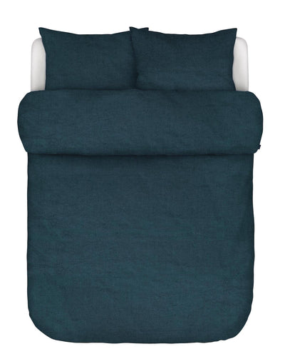 MARC O'POLO dekbedovertrek Valka Indigo blauw