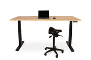 Zit sta bureau Vloon eiken blad 180x80 cm