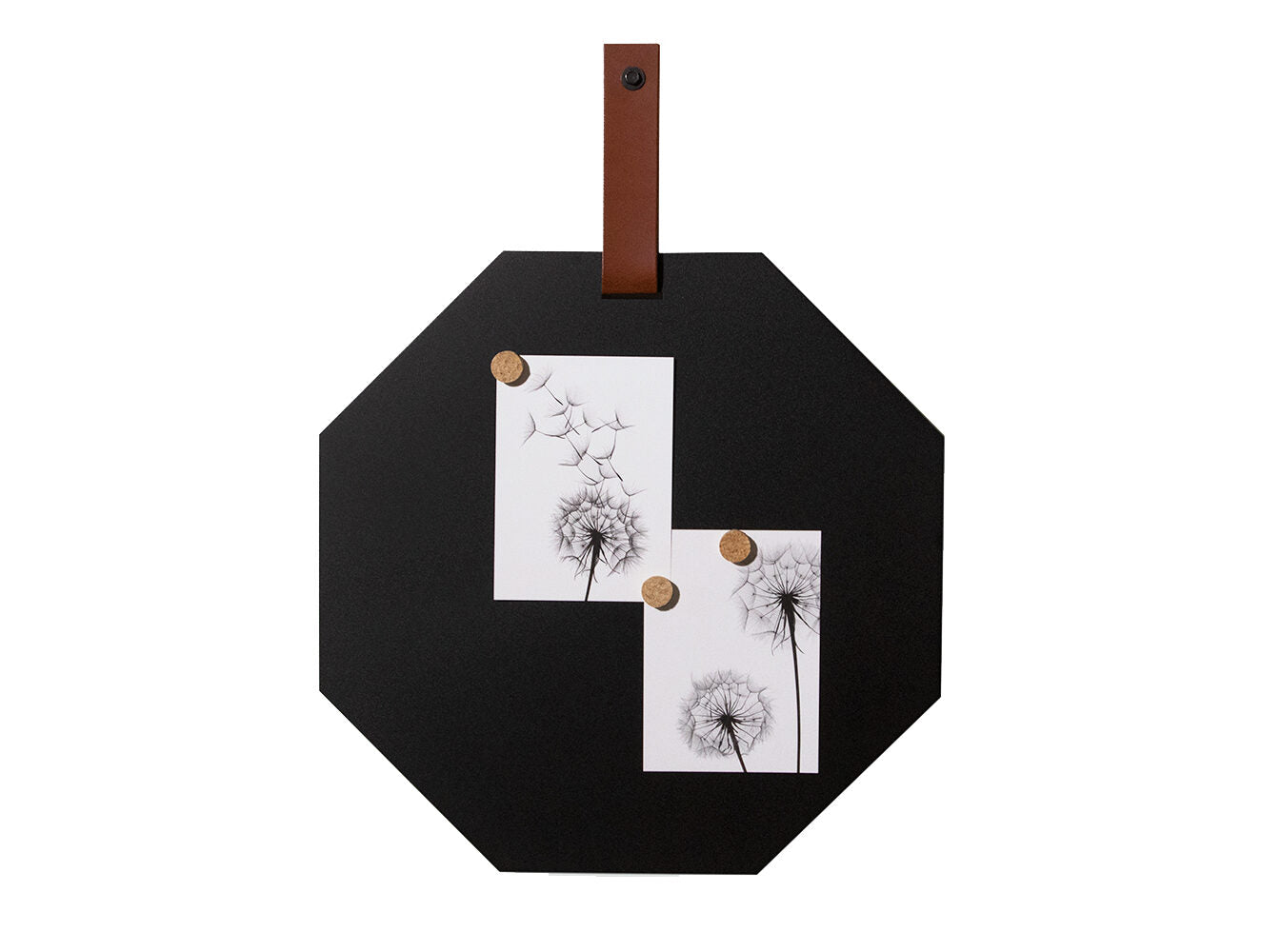 Magneetbord Aimant hexagon - Cognac band