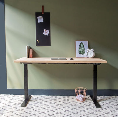 Zit sta bureau Eikenhout 160 cm