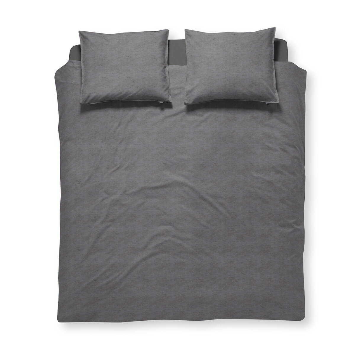 DAMAI Dekbedovertrek Organic Mik Anthracite 240x200/220