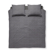 DAMAI Dekbedovertrek Organic Mik Anthracite 240x200/220