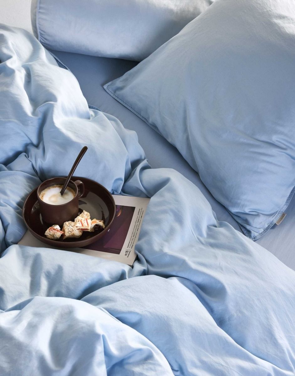 ESSENZA Minte Dekbedovertrek Iceblue