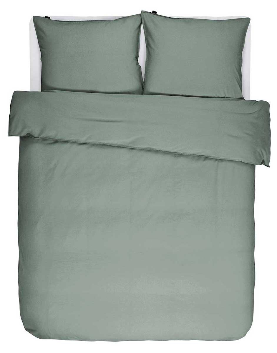 ESSENZA Dekbedovertrek Guy Sea Green