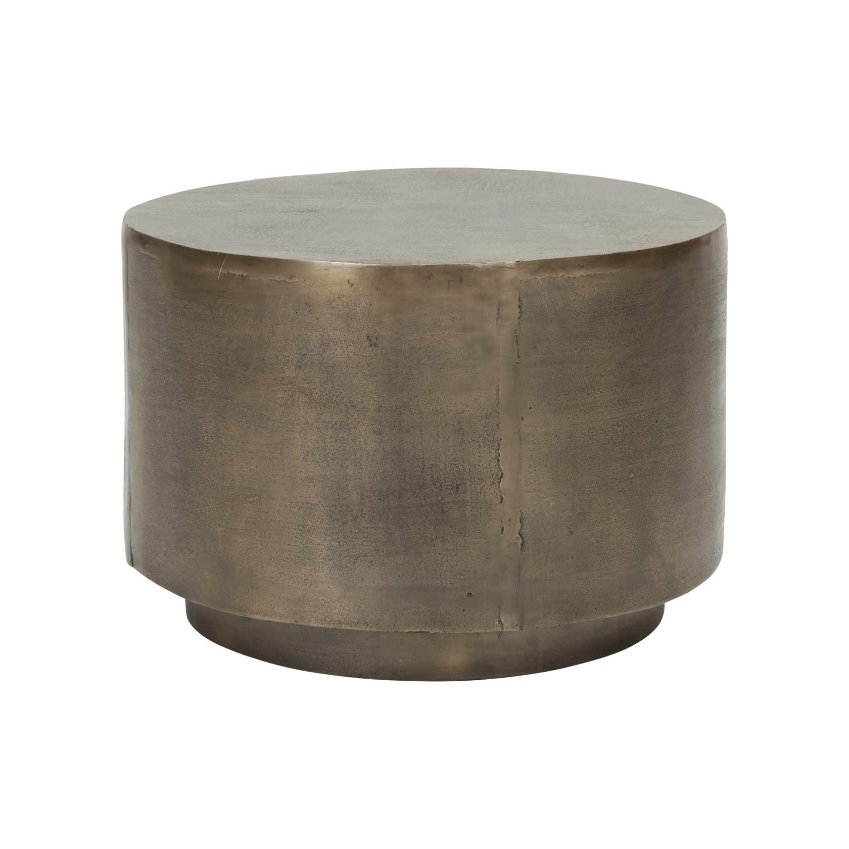House Doctor Bijzettafel Rota Antiek Brons Hoogte 35 cm