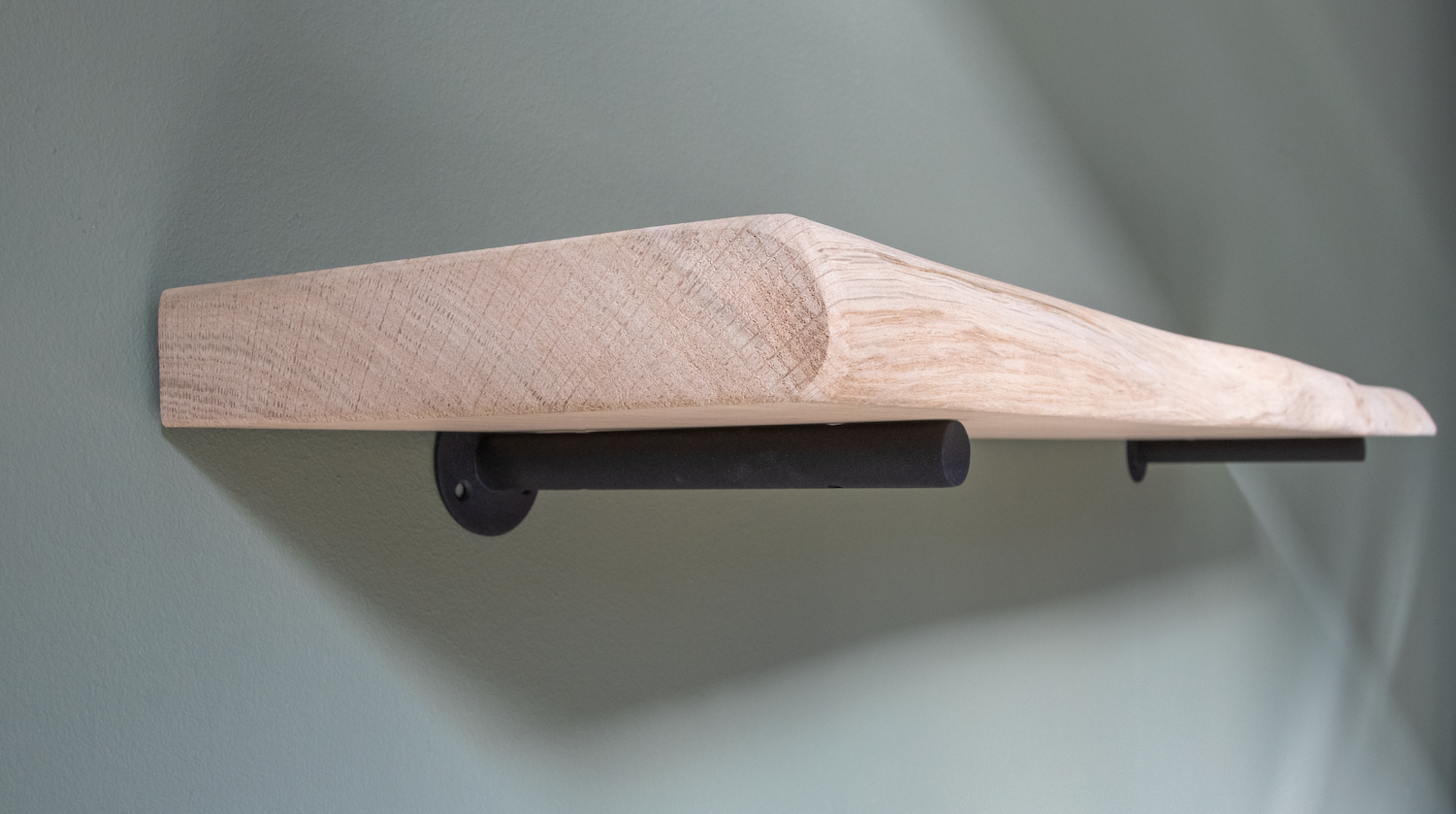 Wandplank met Boomstam rand 4 cm dik