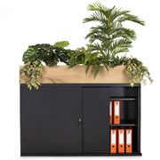 Schuifdeurkast met kunstplanten Pakket A