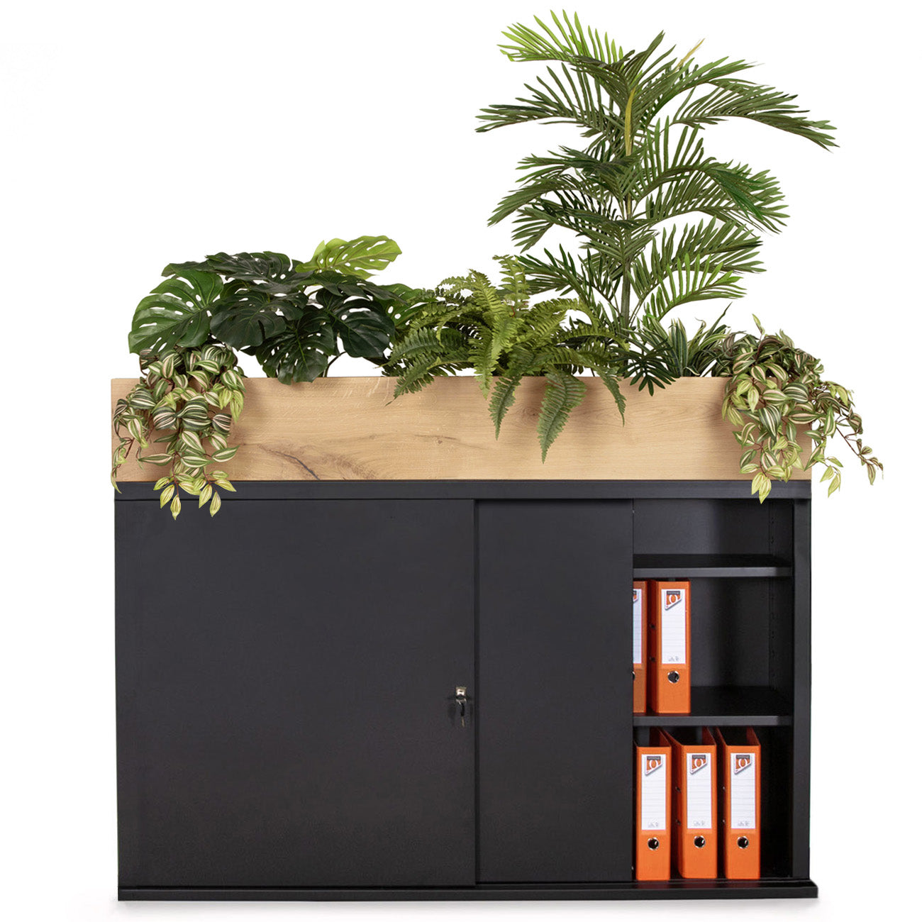 Kunstplanten schuifdeurkast - pakket A