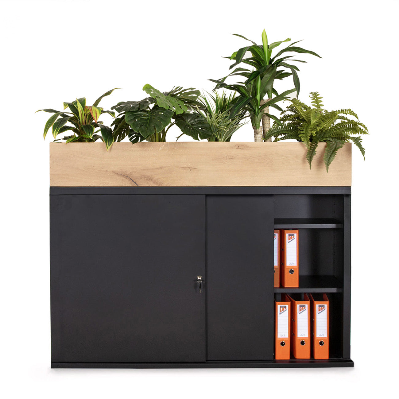 Kunstplanten schuifdeurkast - pakket B