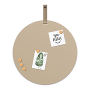 Magneetbord Mundo Beige Rond 60 cm Band beige