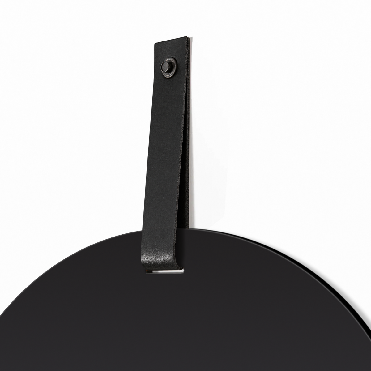 Magneetbord Mundo Zwart Rond 60 cm Band zwart