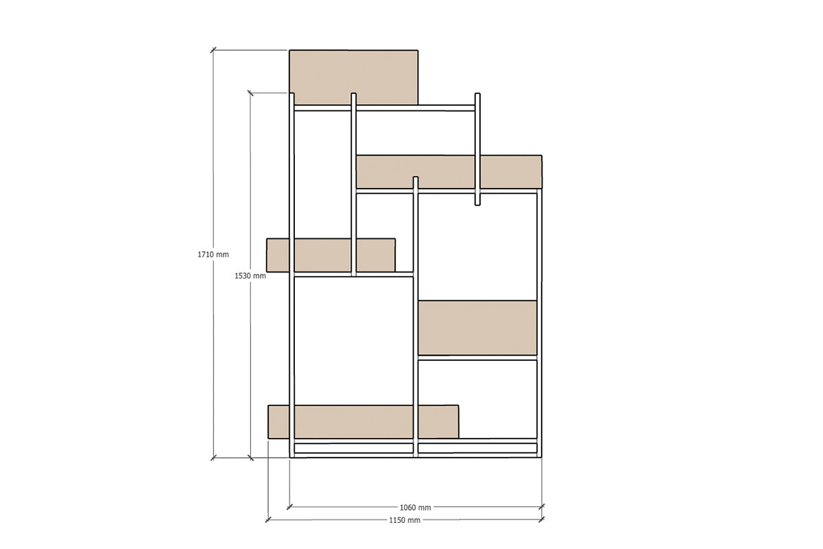 Roomdivider woonkamer