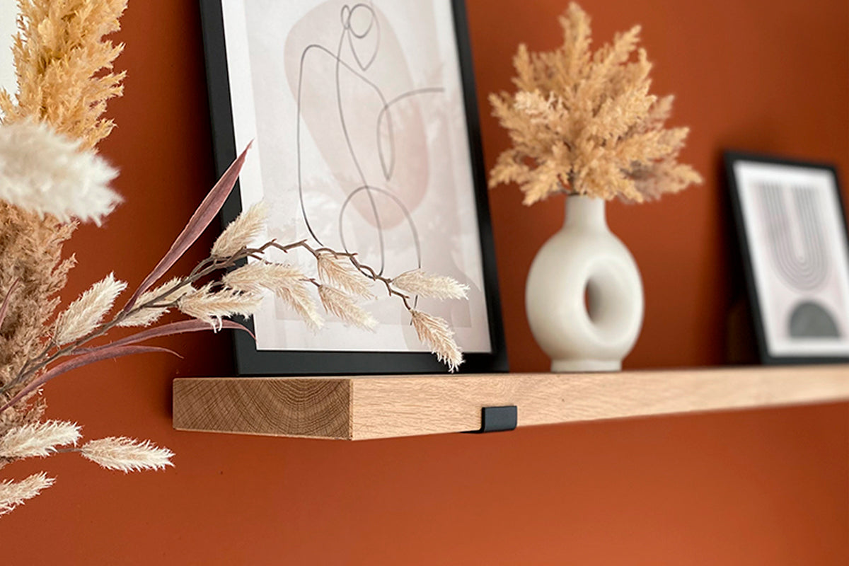 Wandplank Rustiek Eikenhout 4 cm dik op Maat