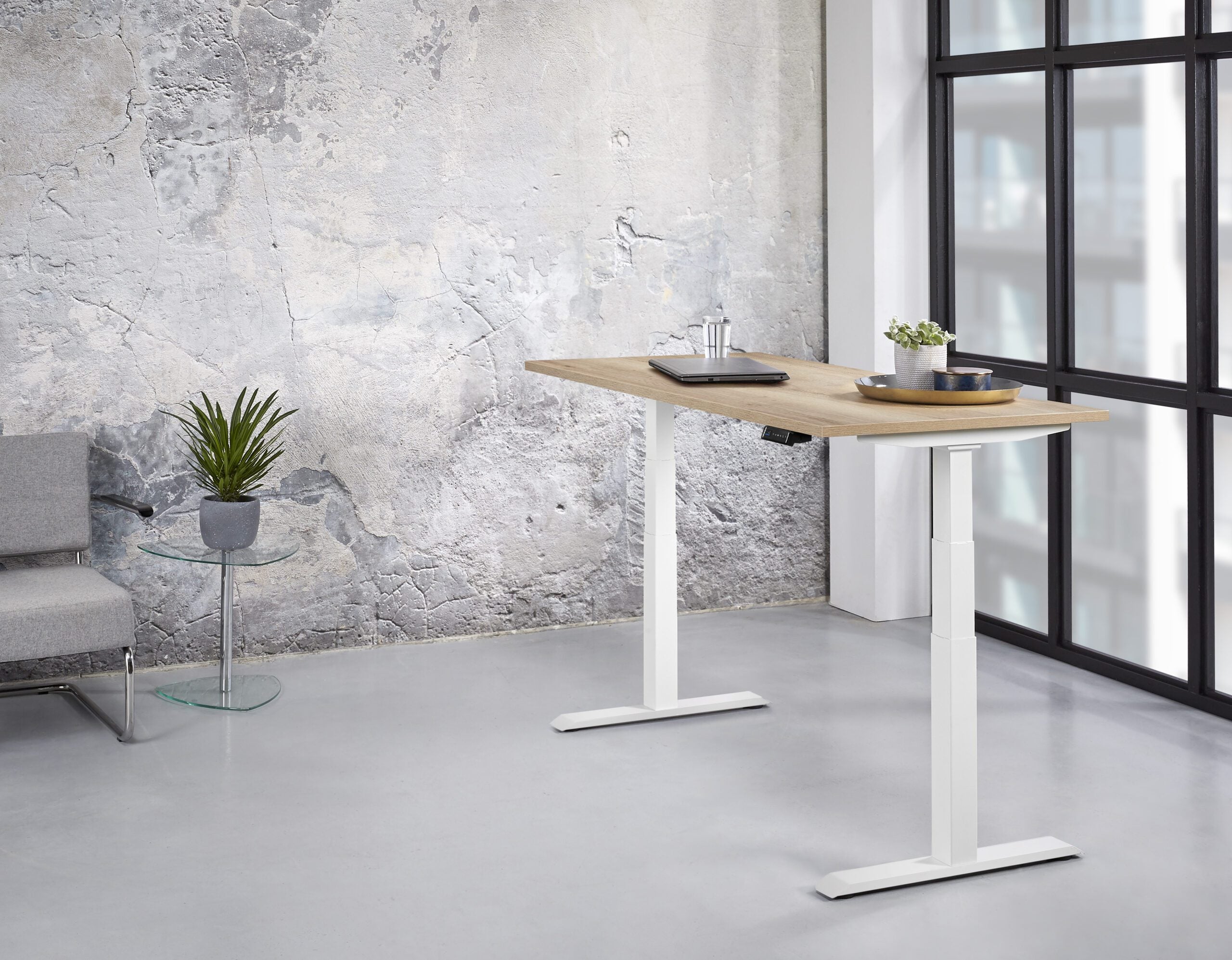 Zit sta bureau 140x80 cm Premium