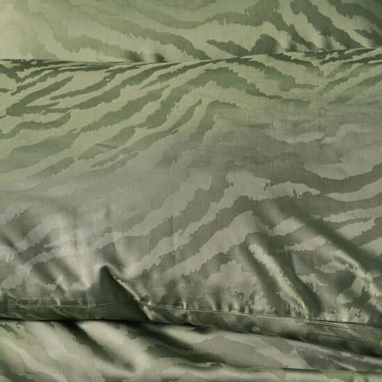 ESSENZA Dekbedovertrek Belen Forest Green - Afbeelding 3