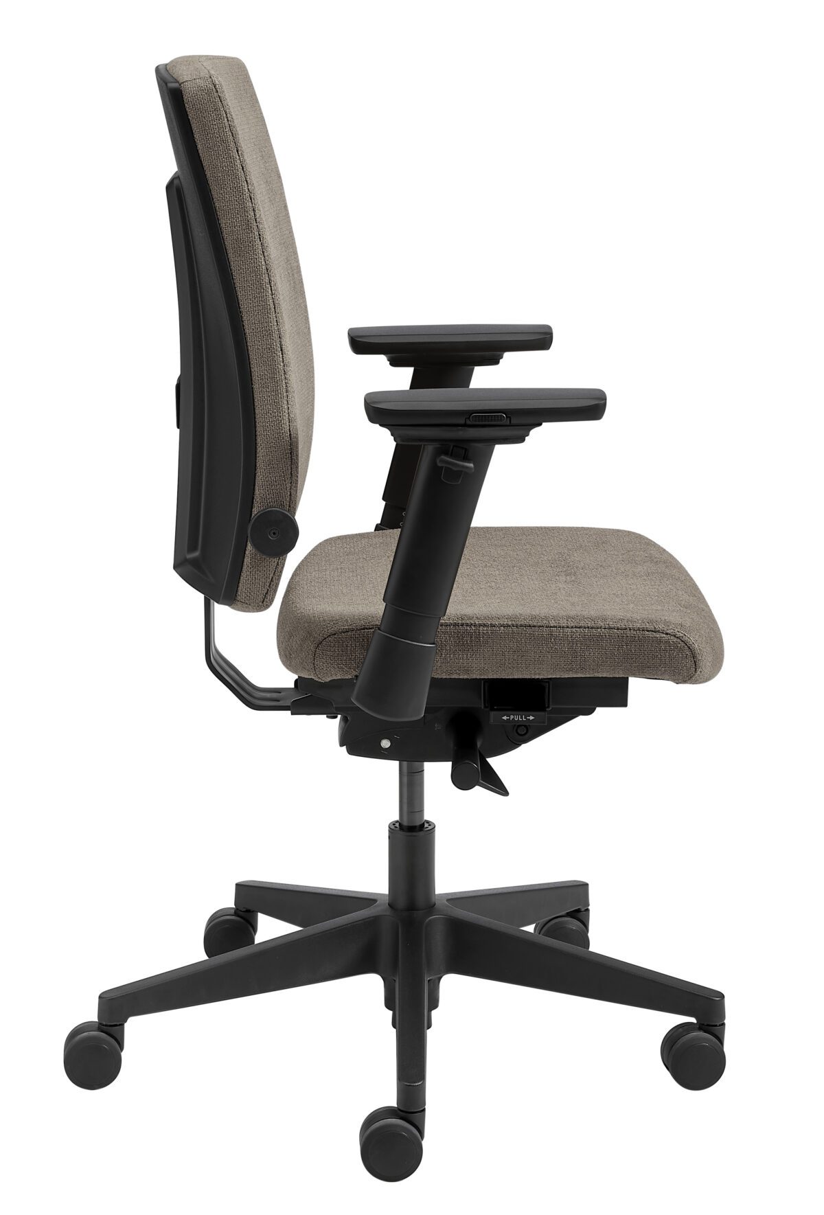 Bureaustoel 949 Taupe met verstelbare armleggers - Afbeelding 2